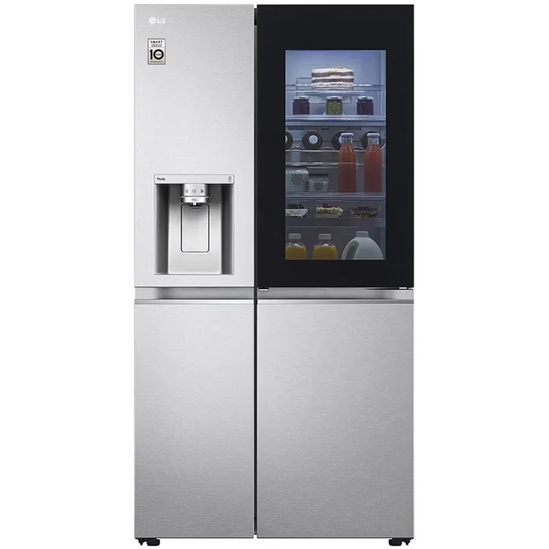 قیمت یخچال فریزر ال جی GC-X257CSEW یا X257 رنگ نقره ای محصول 2024