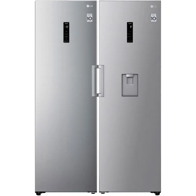 قیمت یخچال فریزر ال جی F411 و B414 یا GC-F411ELDM و GC-B414ELFM رنگ نقره‌ای پلاتینیومی محصول 2021