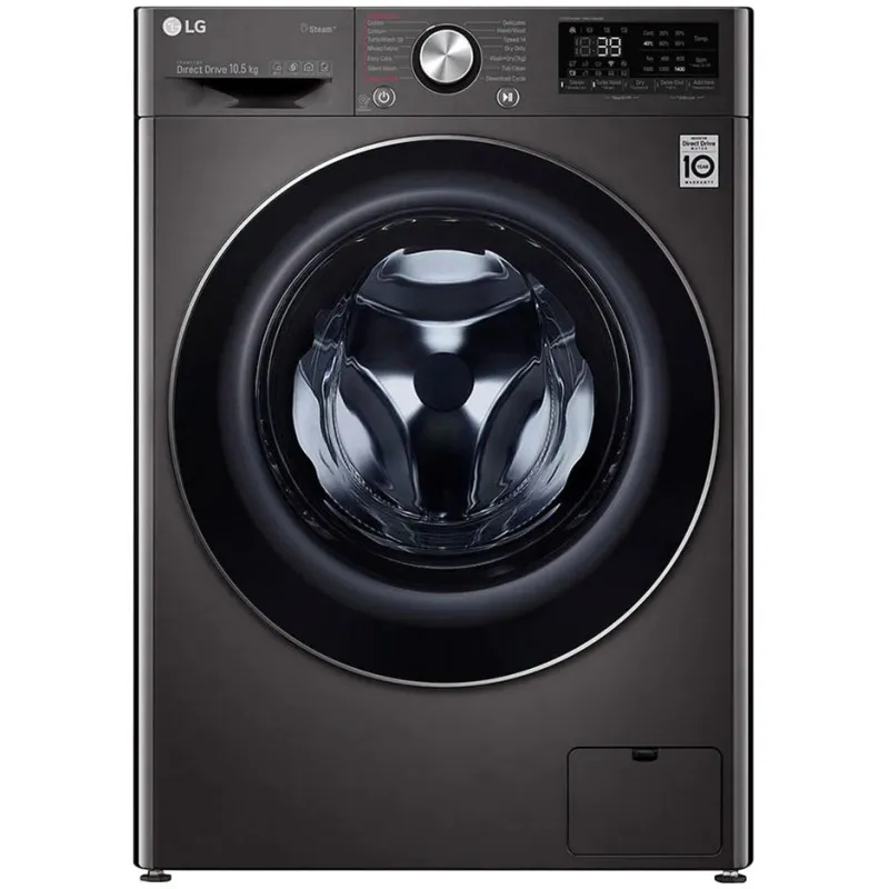 قیمت ماشین لباسشویی ال جی WV9142BRP یا V9 رنگ مشکی محصول 2019