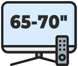 تلویزیون 65 اینچ و 70 اینچ سونی