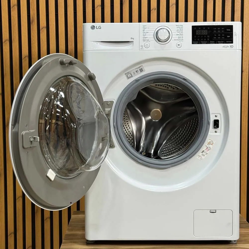 طراحی و نمای کلی ماشین لباسشویی ال جی F4J6TNP0W 