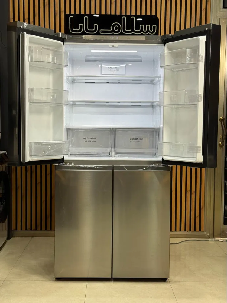 نمای داخلی قسمت یخچال ال جی GCB-334DFPL