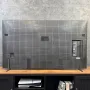 نمای پشت تلویزیون سونی XR80 با طراحی مشبکی، مدیریت کابل و پورت‌های HDMI و USB