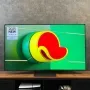 نمای کلی تلویزیون ال جی QNED93A محصول 2025 با طراحی Slim و پایه وسط خطی